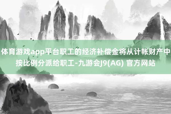 体育游戏app平台职工的经济补偿金将从计帐财产中按比例分派给职工-九游会J9(AG) 官方网站